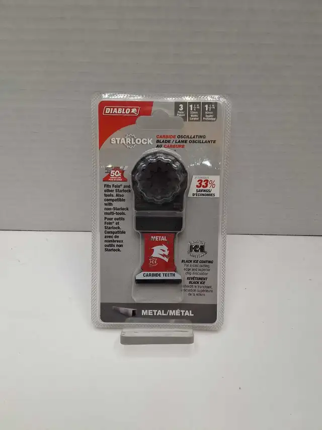 Diablo DOS125CF3 Metal Carbide Starlock Oscillating Blade NEW