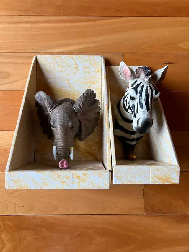 Ceramic Animal Motive Coat Hooks BRAND NEW IN PACKAGING