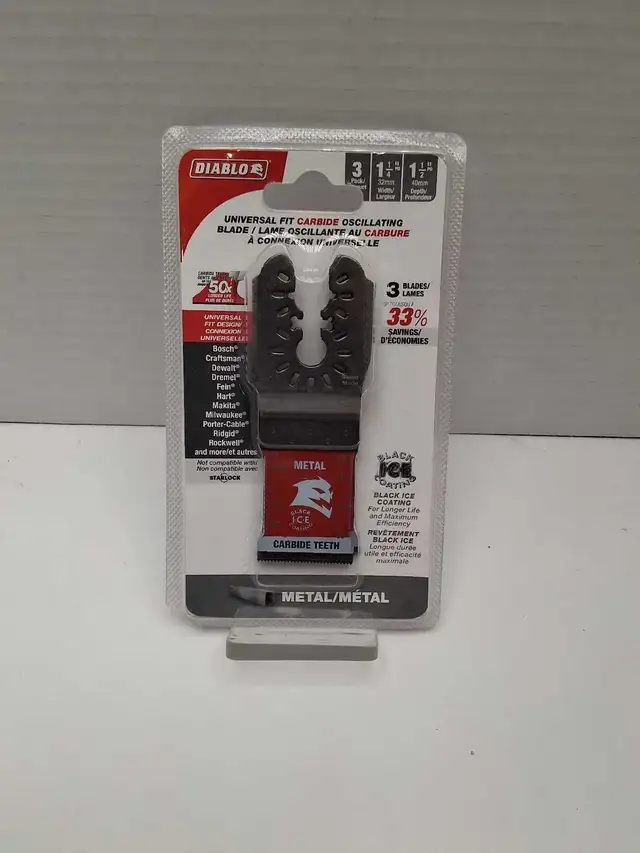 Diablo 3 pack Oscillating Blade Metal DOU125CF3 NEW