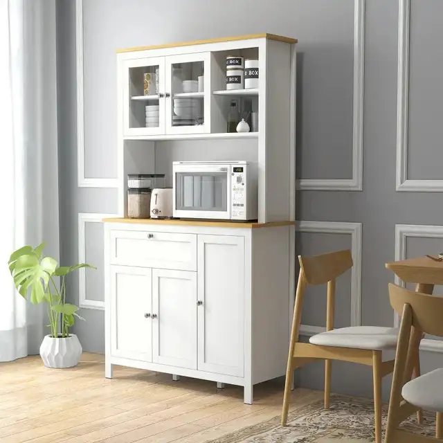 Brand New 71' 5-Door Kitchen Pantry Cabinet Special $459 - Photo 3