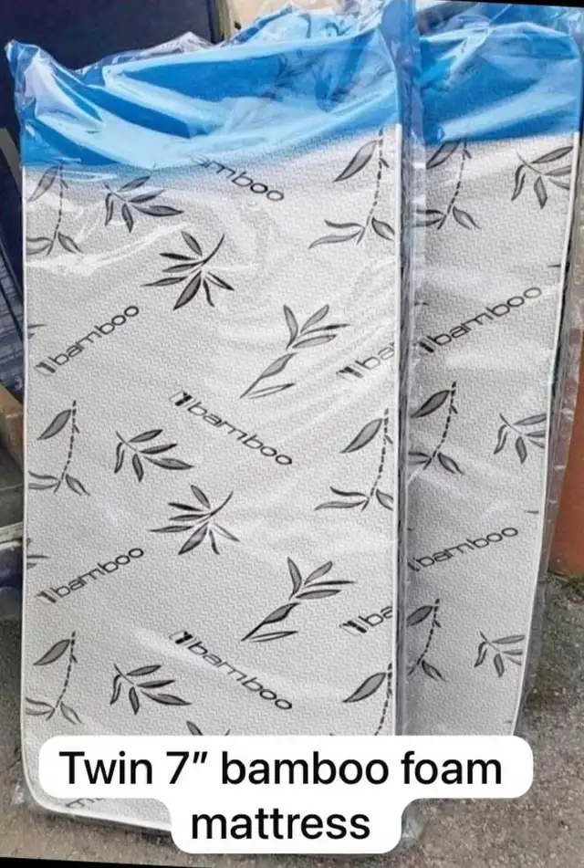 9' Brand New Queen size Bamboo foam mattress