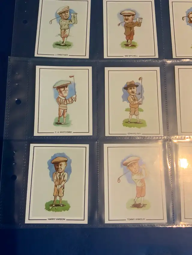 Golfing Greats card set complete. 1989. Mint condition. - Photo 3