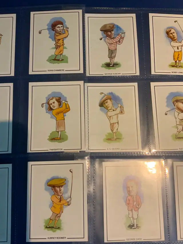 Golfing Greats card set complete. 1989. Mint condition. - Photo 4