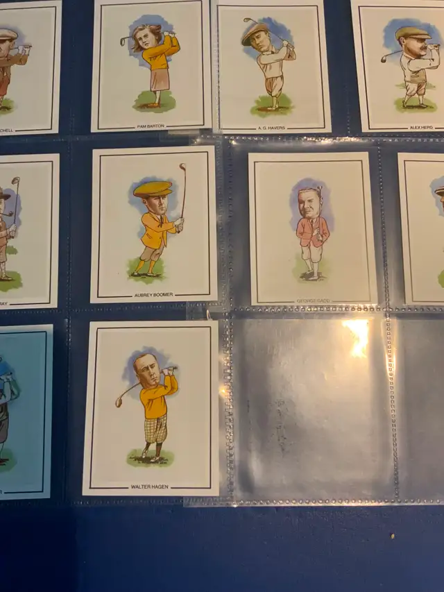 Golfing Greats card set complete. 1989. Mint condition. - Photo 5