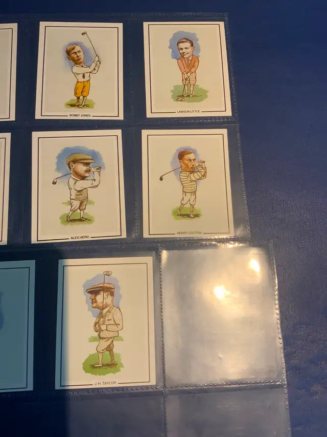 Golfing Greats card set complete. 1989. Mint condition. - Photo 6