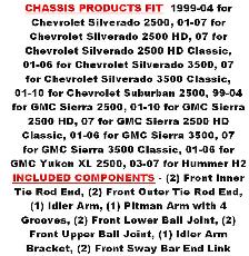 (NEW) Suspension Kit 13 Pcs Silverado Sierra H2 Suburban Yukon - Photo 2