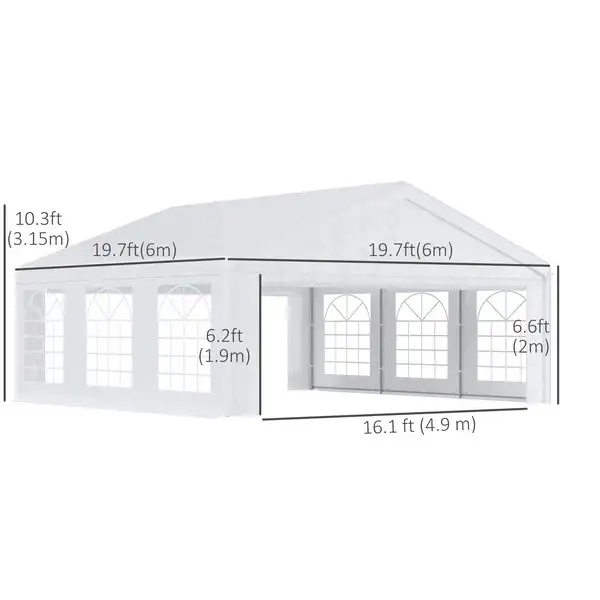 Heavy Duty Tent 10x20, 11x20, 20x20, 20x40 From $399 to $1099 - Photo 7