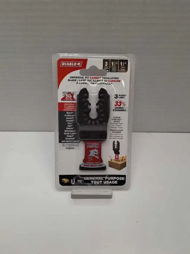 Diablo General Purpose 3-Pack DOU125CGP3 Oscillating Tool Blades