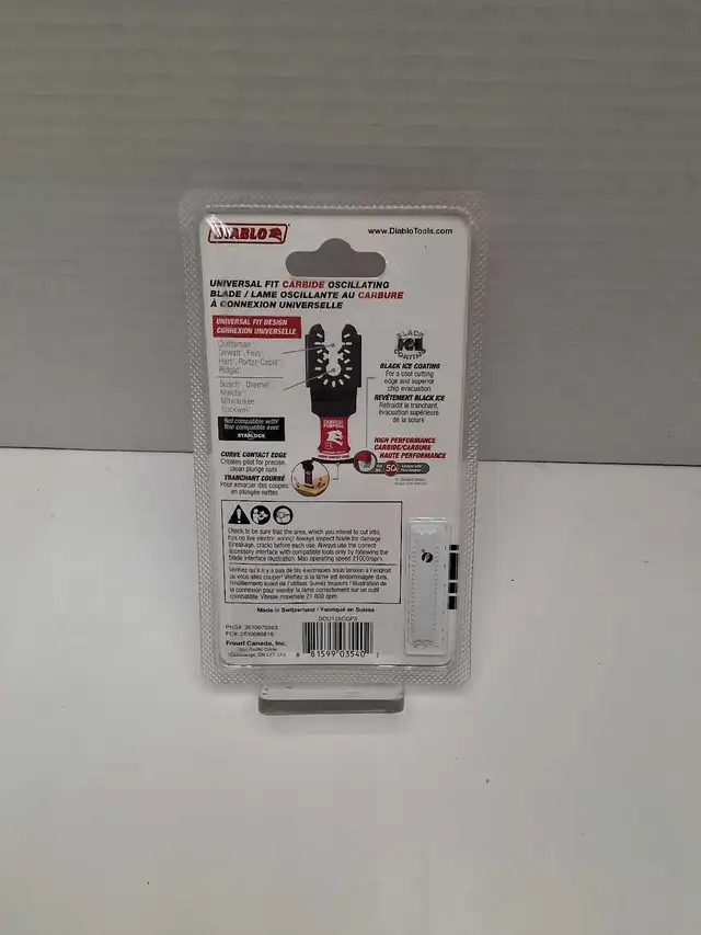 Diablo General Purpose 3-Pack DOU125CGP3 Oscillating Tool Blades - Photo 2