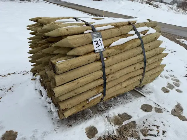 6' & 7’ x 3-4" Pressure treated fence posts