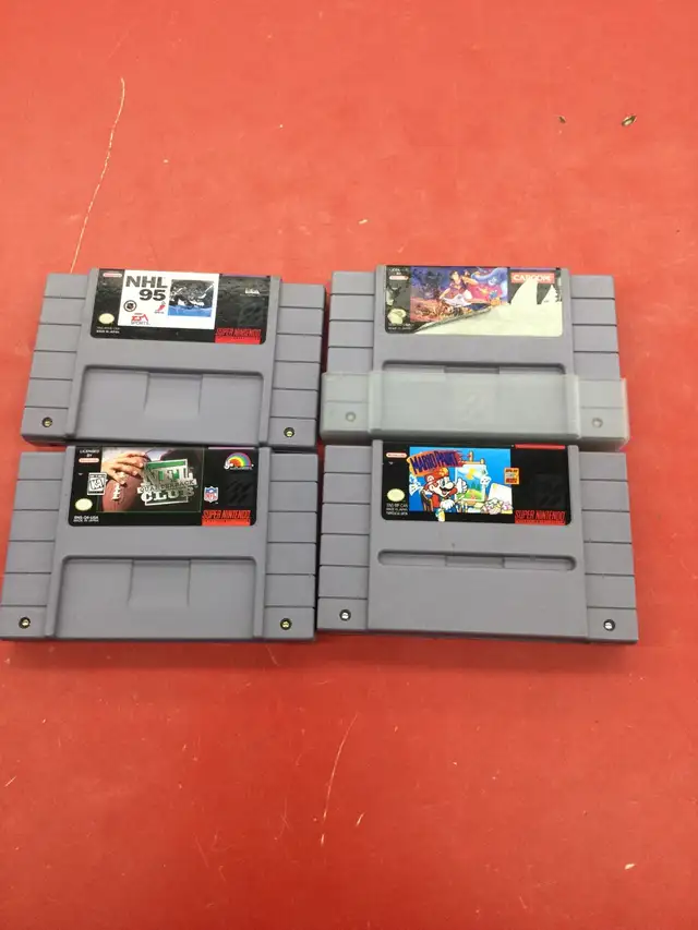 jeux SNES a prix variés