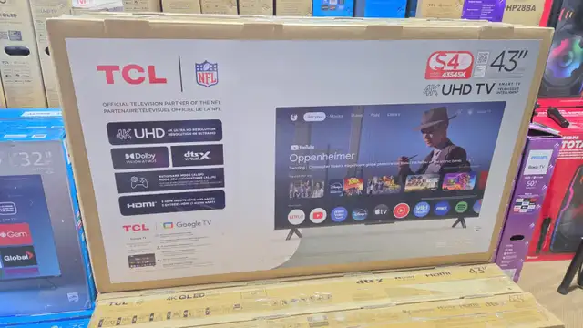 TCL 43' 4K FULL HD TV MODEL 43Q651G-CA