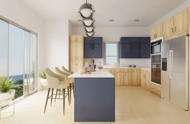 MAPLE SOLID WOOD & HDF KITCHEN CABINETS--BEST PRICE Guaranteed