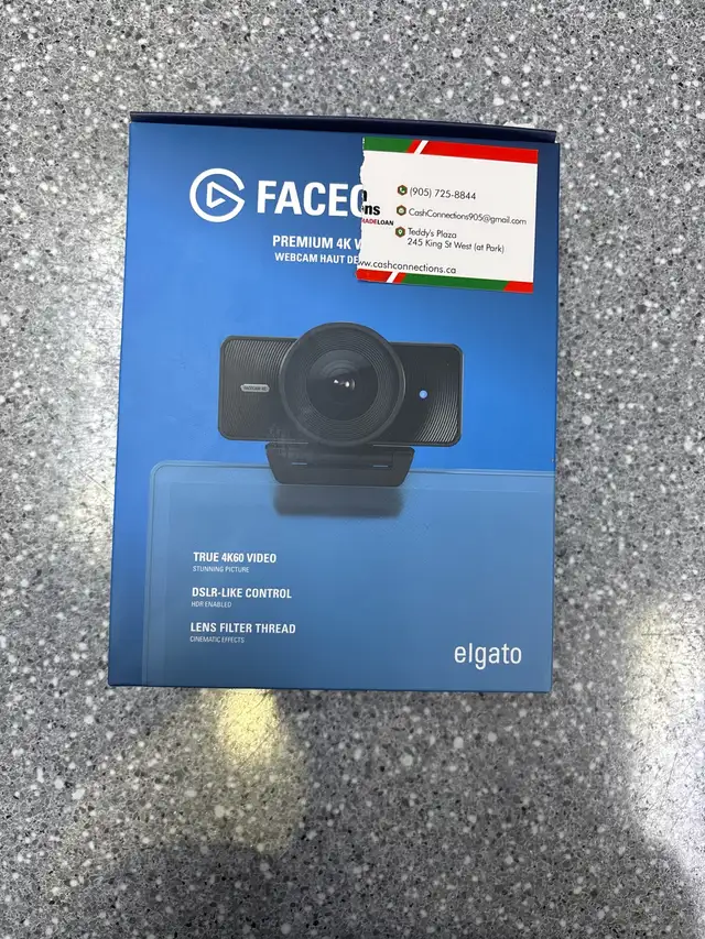 Elgato Microphone Facecam 4K Cam Link in Box - Photo 3