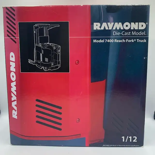 Raymond 7400 Series 1/12 Scale Warehouse Reach Truck Die Cast