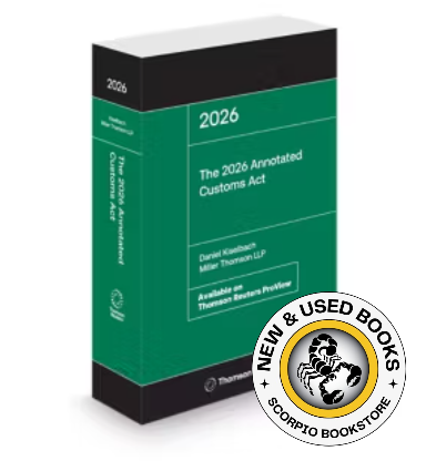 The 2026 Annotated Customs Act by Daniel Kiselbach 9781038205148