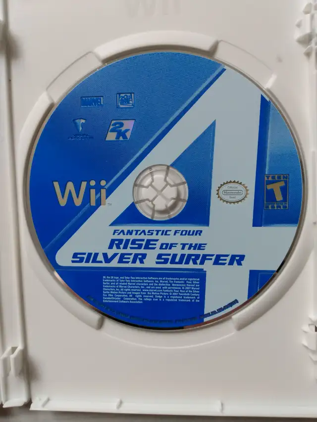 FANTASTIC FOUR RISE OF THE SILVER SURFER NINTENDO WII NEAR MINT - Photo 3