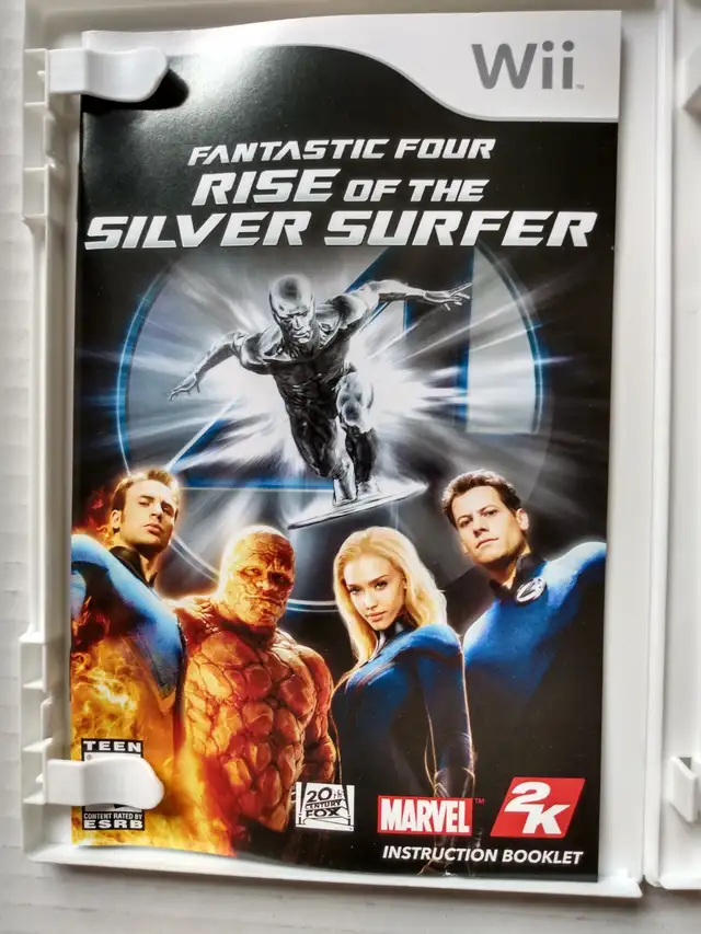 FANTASTIC FOUR RISE OF THE SILVER SURFER NINTENDO WII NEAR MINT - Photo 4
