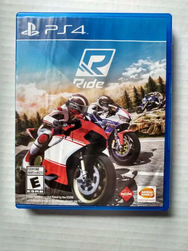 RIDE PS4 RACING GAME FOR PLAYSTATION 4 NEAR MINT CONDITION