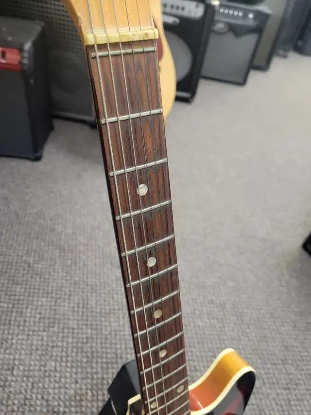 Saturn Hollow Body Sunburst Electric Guitar - Photo 9
