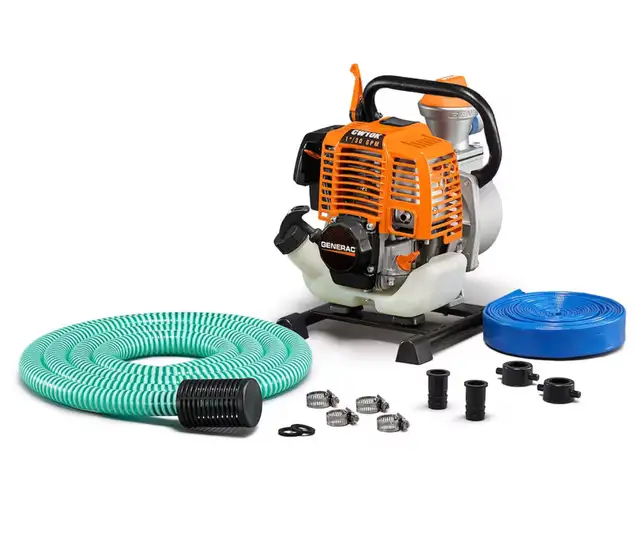 GENERAC CW 10K 1" CLEAN WATER PUMP WITH HOSE KIT NEW - Photo 4