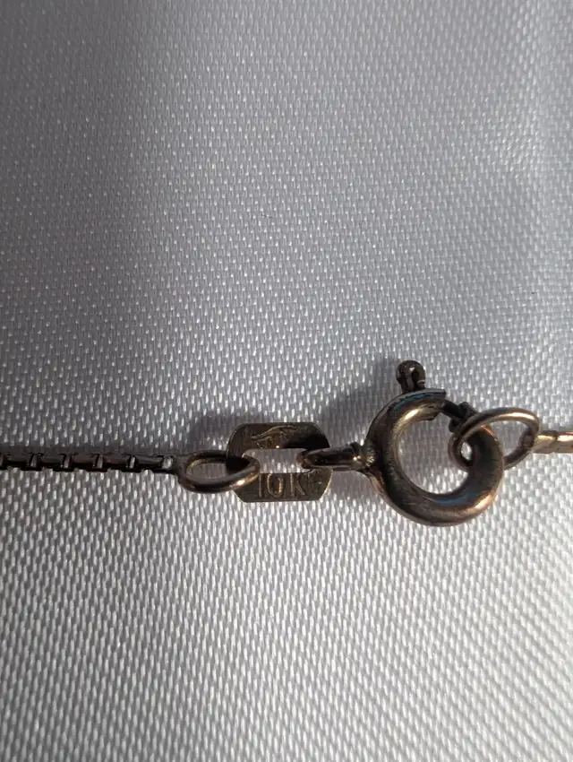 Brand New 10K Yellow Gold 18" Necklace For Sale - Photo 5