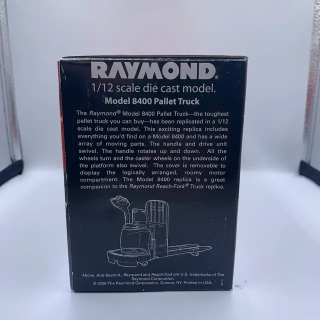 Raymond 8400 Series 1/12 Scale Die Cast Model Lift Pallet - Photo 6