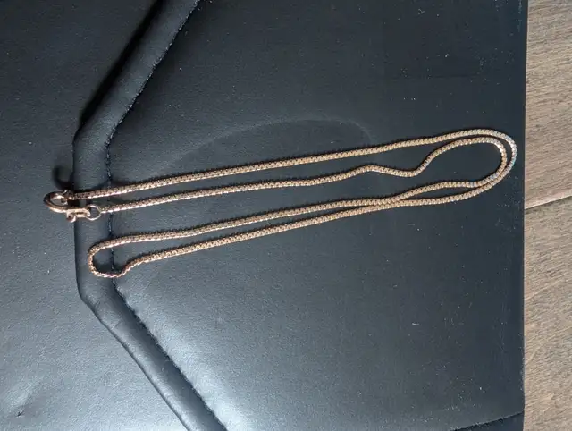 New 10K Yellow Gold 18" Necklace For Sale - Photo 6