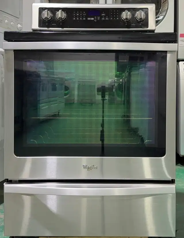 Whirlpool Glass Top Stove YWFE745H0FS0 (S4226)