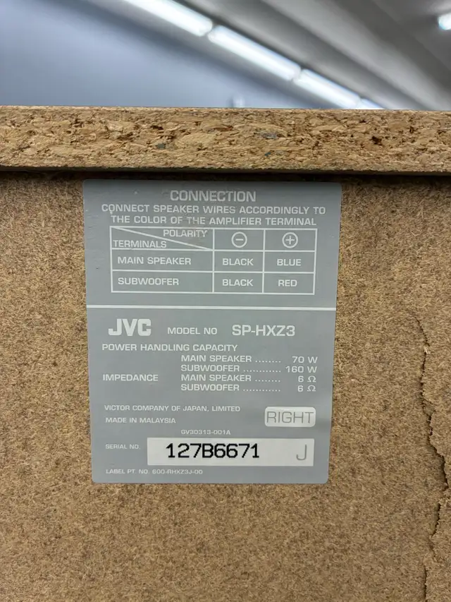 JVC HX-Z3 3-Disc Shelf Stereo - Photo 4