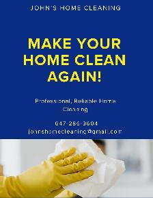 JOHN'S HOME CLEANING