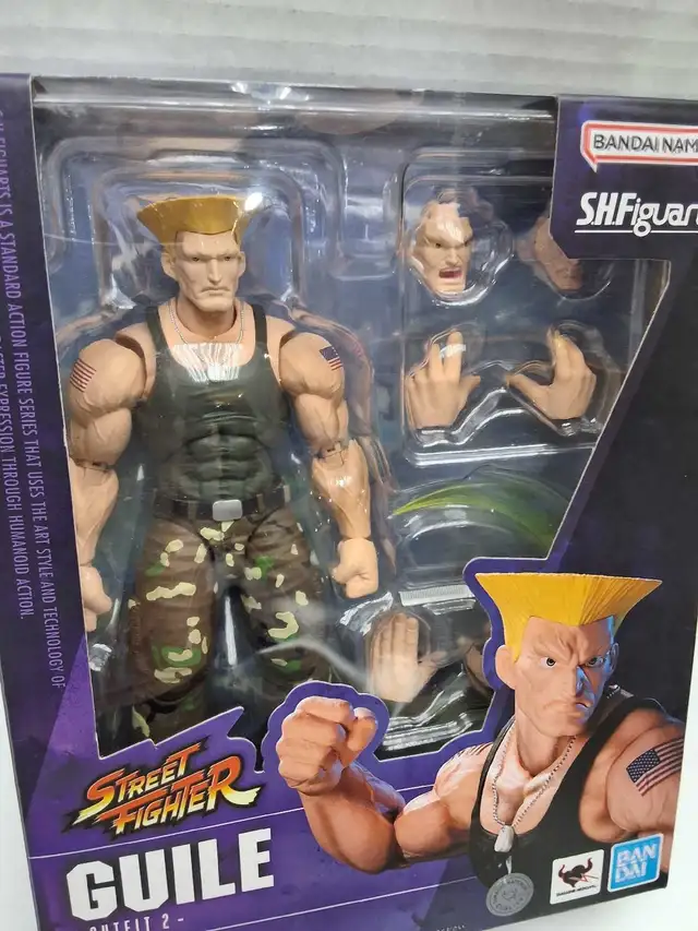 Guile outfit 2 SHFiguarts Street Fighter Bandai Namco - Photo 2