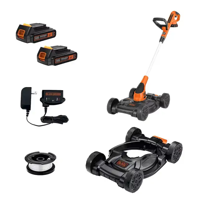 Used, Like New Black & Decker Cordless Lawnmower/Trimmer