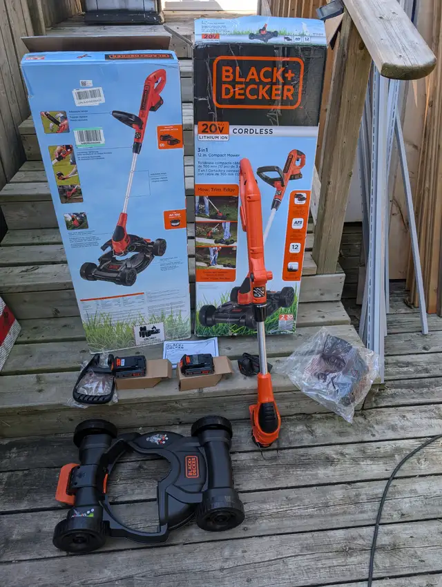 Used, Like New Black & Decker Cordless Lawnmower/Trimmer - Photo 2