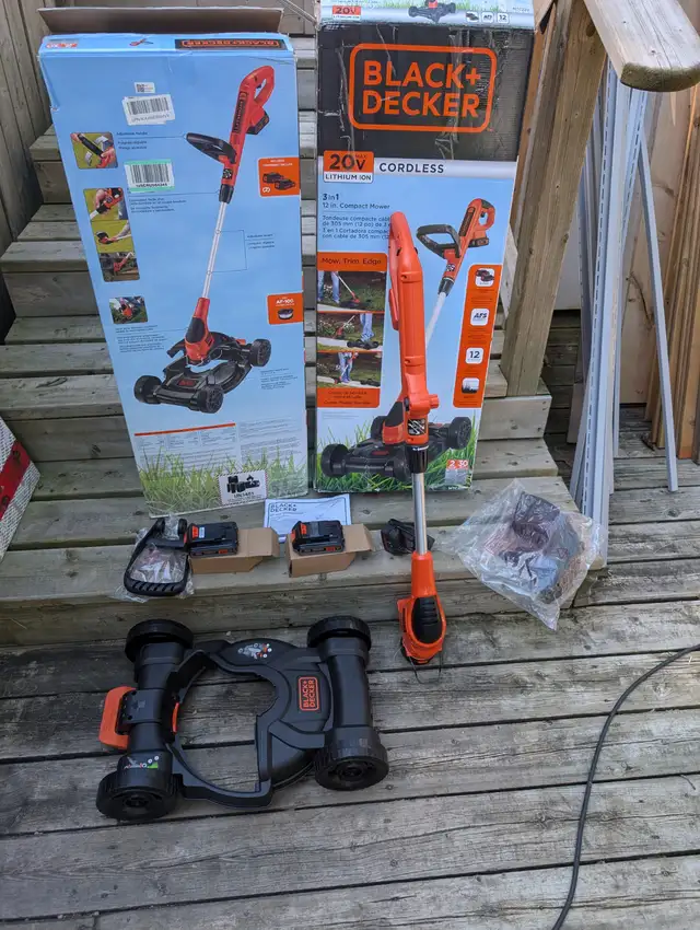 Used, Like New Black & Decker Cordless Lawnmower/Trimmer - Photo 3
