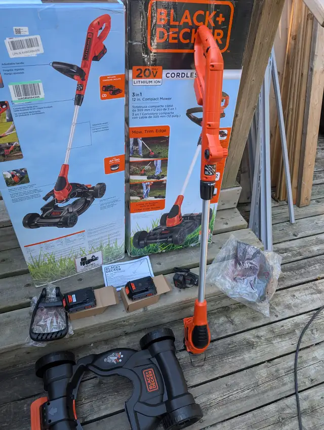 Used, Like New Black & Decker Cordless Lawnmower/Trimmer - Photo 5