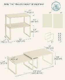 Expandable Countertop Shelf Organizer Set - Photo 2