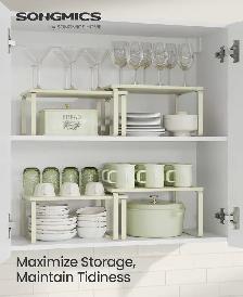 Expandable Countertop Shelf Organizer Set - Photo 3