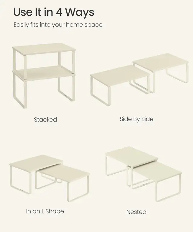 Expandable Countertop Shelf Organizer Set - Photo 5