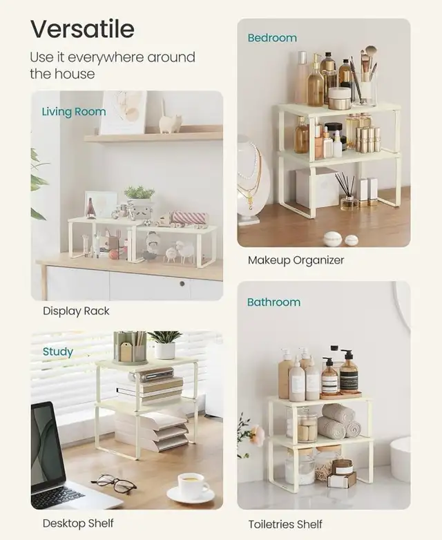 Expandable Countertop Shelf Organizer Set - Photo 6