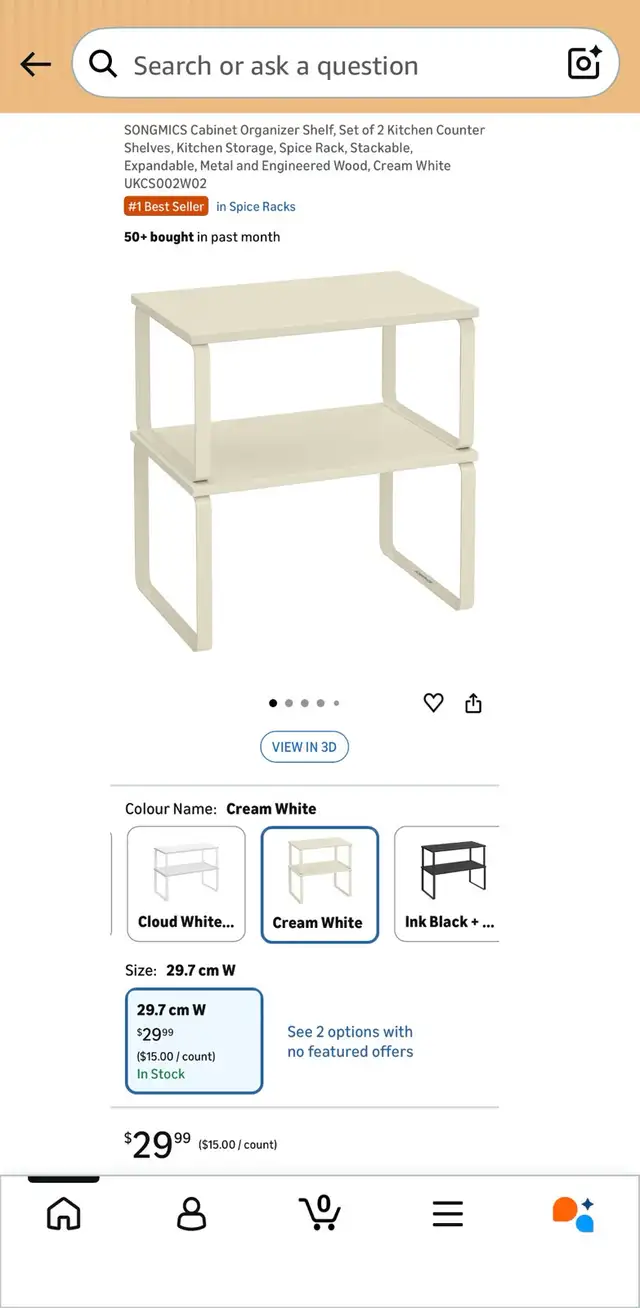 Expandable Countertop Shelf Organizer Set - Photo 7