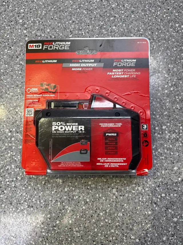 Milwaukee 18V 12AH Red Lithium Forge Battery NIP - Photo 2