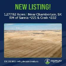8 Quarters of Grain Land Near Chamberlain, SK