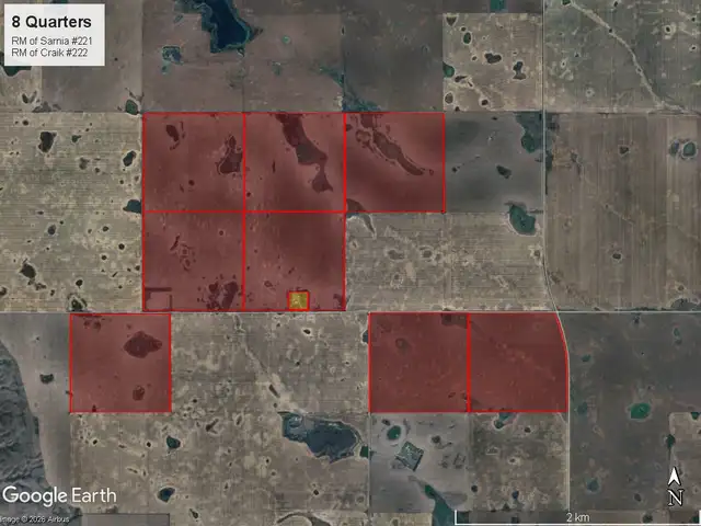 8 Quarters of Grain Land Near Chamberlain, SK - Photo 10
