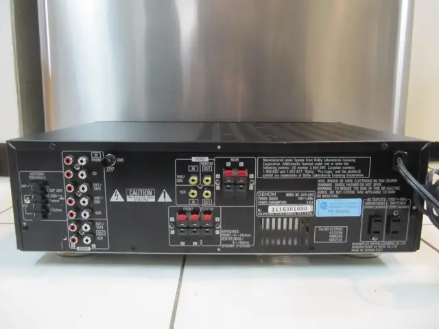 Denon Model AVR-800 Precision Audio Component Receiver Cir 1995 - Photo 8