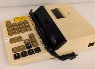 Calculatrice vintage comptable/ Financial Calculator