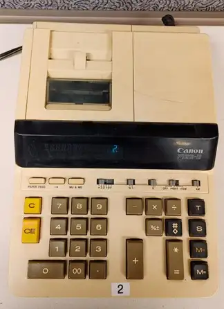 Calculatrice vintage comptable/ Financial Calculator - Photo 2