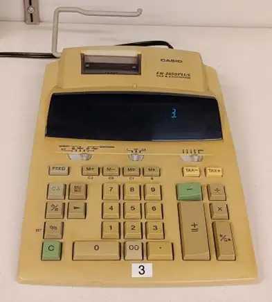 Calculatrice vintage comptable/ Financial Calculator - Photo 3