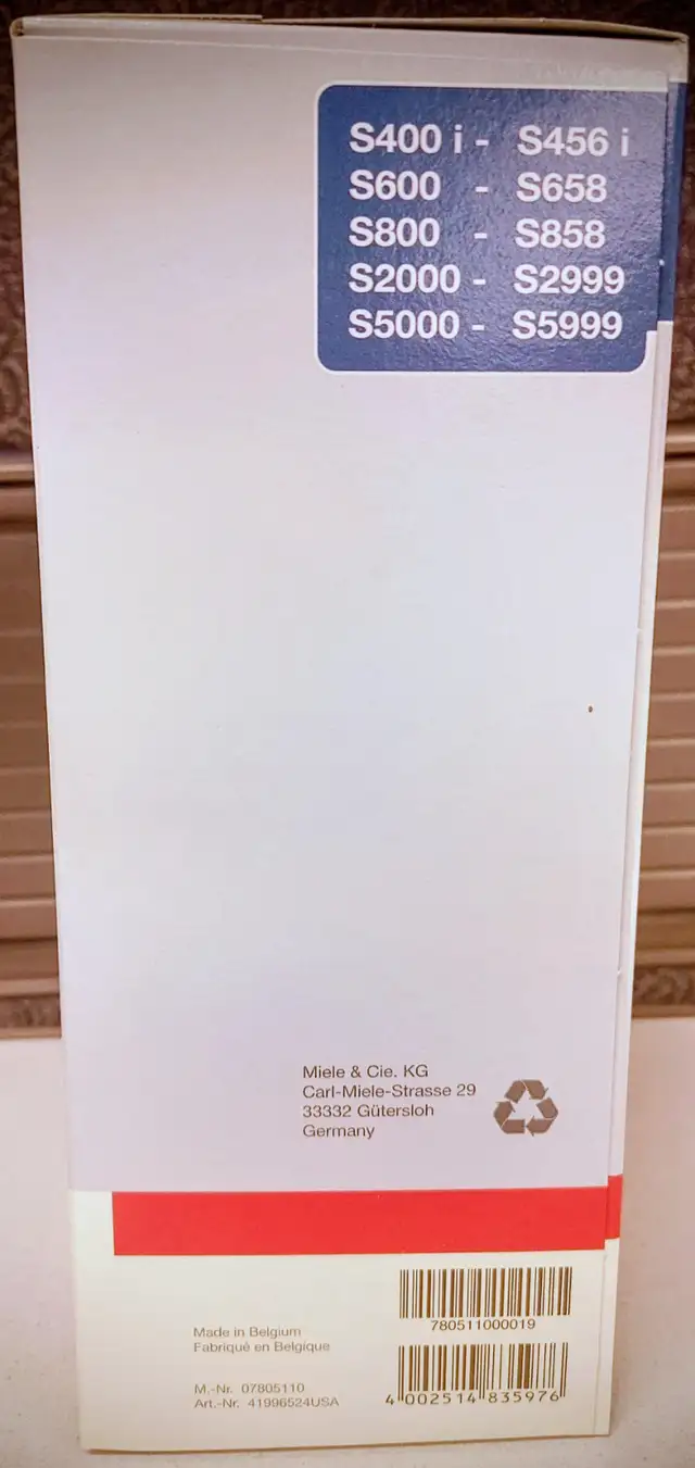 Filterbags Miele AirClean – 2 Trousses NEUVES (Stock 2 ans) - Photo 5
