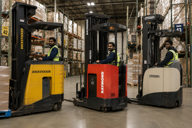 Forklift position